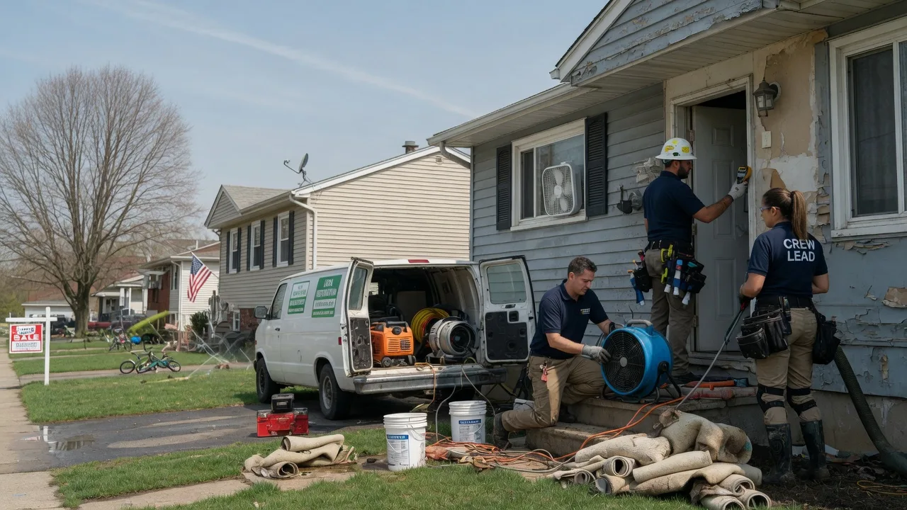 Flood Cleanup in Huntington Station, NY near me